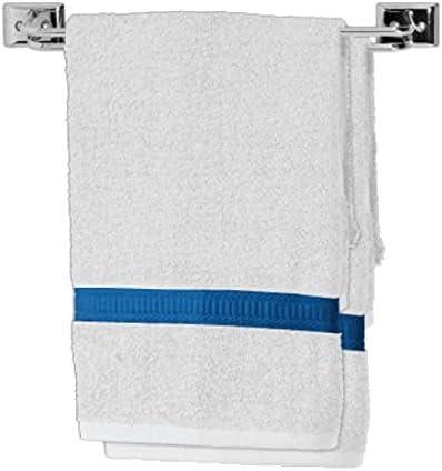 DECKO BATH PRODUCTS 12-Inch Chrome Twin Towel Bar