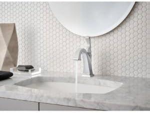 Dryden Single Hole Bathroom Faucet with Drain Assembly, Single Handle Bathroom Sink Faucet