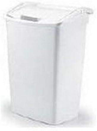 Rubbermaid 11.25 gal Dual Action Plastic Kitchen Lid, White