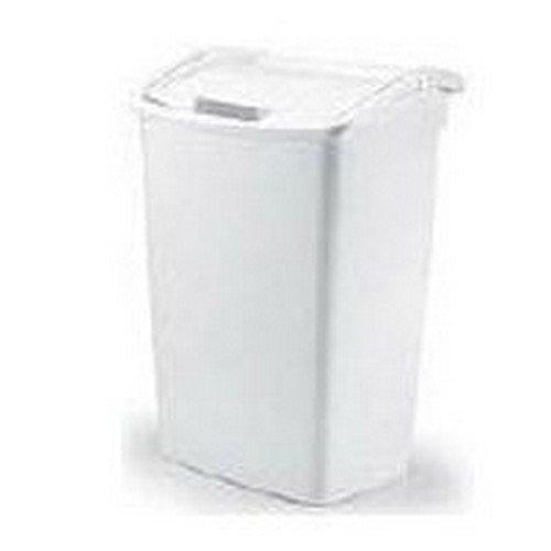 Rubbermaid 11.25 gal Dual Action Plastic Kitchen Lid, White