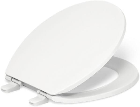 Kohler Brevia Quiet-Close Toilet Seat with Grip-Tight Bumpers and Quick-Attach Hardware