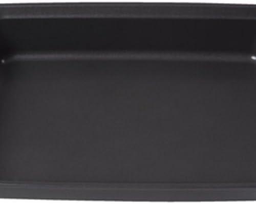 Gray Nonstick 9-Inch Square Baking Pan with Orange Handles