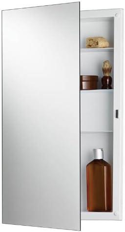 Builder Series Frameless Recessed Bathroom Medicine Cabinet