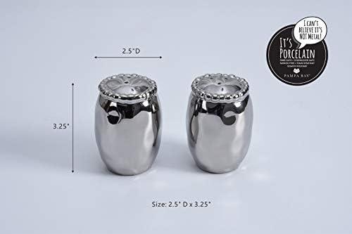 Pampa Bay Porcelain Verona Salt & Pepper Shakers