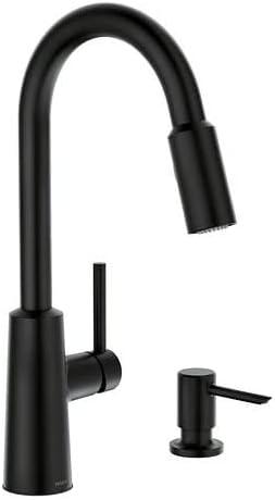 Moen Nori One Handle Matte Black Kitchen Faucet Model No. 87066BL