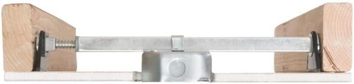 Westinghouse Lighting 0110000 Saf-T-Brace for Ceiling Fans, 3 Teeth, Twist and Lock,Silver