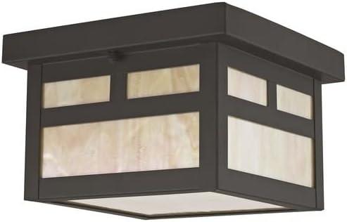 Livex Lighting Montclair Mission 1 - Light Flush Mount in  Bronze