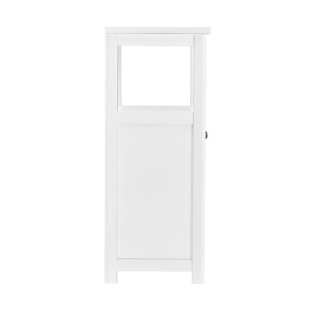 Rosalind Wheeler Hembree 17"W 58"H Traditional Style Free-Standing Bathroom Cabinet With Storage Hutch