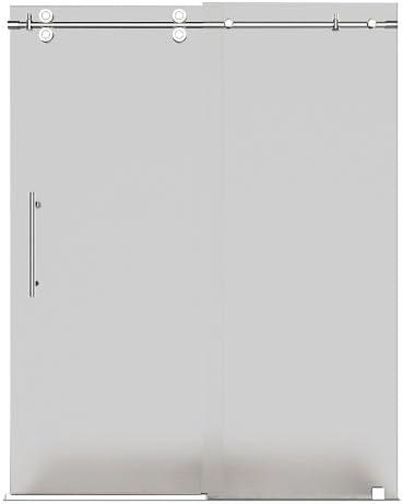 Langham 75" H Single Sliding Frameless Shower Door