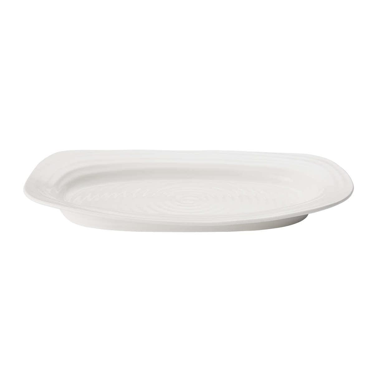 Portmeirion Portmeirion Sophie Conran White Melamine Sandwich Tray 13.5"X9"