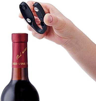 Houdini Black 2.5-inch Wine Bottle Foil Cutter