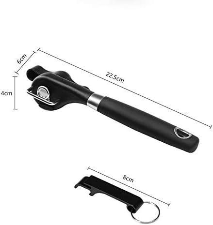 Black Ergonomic Stainless Steel Smooth Edge Can Opener