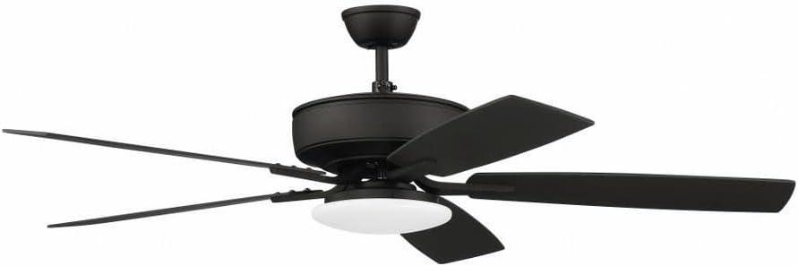 Espresso 52'' Ceiling Fan with LED Light and Reversible Blades