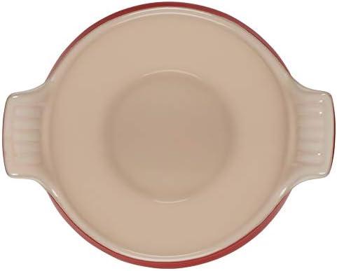 Cerise Red Round Ceramic Soup and Dessert Bowl