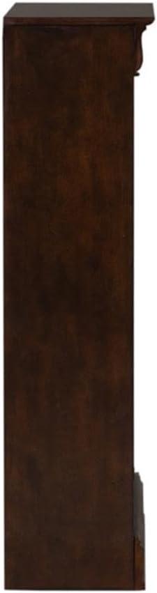 Brayton Manor Dark Brown Jr Executive 48 Inch Bookcase (RTA)