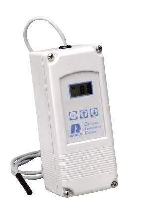 Compact White Electronic Temperature Control Device