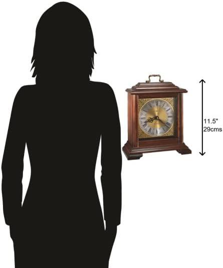 Howard Miller Lapwai Mantel Clock 547-724 – Windsor Cherry with Quartz, Single-Chime Movement