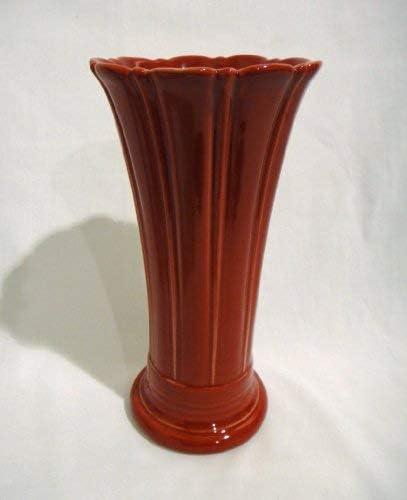 Scarlet Red Ceramic Round Bouquet Vase