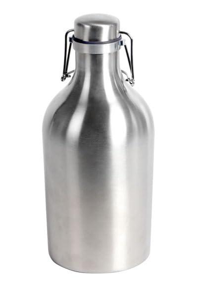 Growler - 64 oz. Stainless Steel, Swing-Top Lid