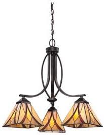 Quoizel Lighting Asheville 3 - Light Pendant in  Valiant Bronze