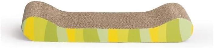 Catit Style Scratcher with Catnip Jungle-Stripe Lounge Cat Scratching Pad