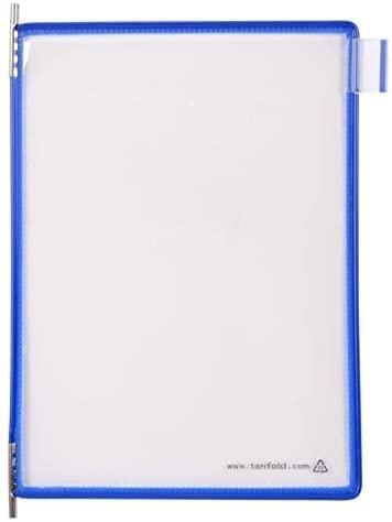 Tarifold W291USA Wall Mounted Reference System with 10 Display Pockets - Blue, Red & White