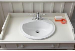 Kohler Alteo® Centerset 4" Bathroom Faucet with Pop-Up Drain Assembly, 2-Handle Bathroom Sink Faucet, 1.2 gpm