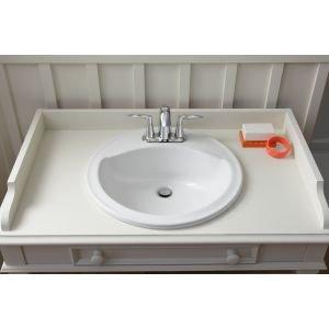 Kohler Alteo® Centerset 4" Bathroom Faucet with Pop-Up Drain Assembly, 2-Handle Bathroom Sink Faucet, 1.2 gpm
