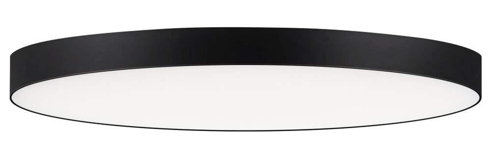 57670WTBK-Maxim Lighting-Trim - 16 Inch 25W 1 LED Round Flush Mount-Black Finish