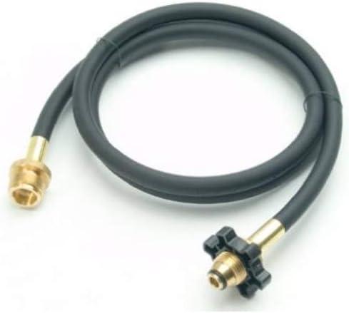 5 ft Black Brass and Plastic Propane Hose Assembly