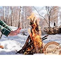 Premium 40lbs, Fatwood Fire Starter Sticks, Fast Fire Starters for Fireplaces, BBQ, Campfires, Pitfires and Wood Stoves, Easy to Light in All Conditions, Camping Essential Equipment Survival Kit