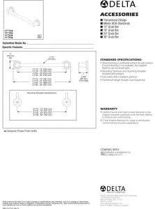 Bath Safety 36" Grab Bar