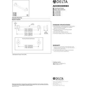 Bath Safety 36" Grab Bar