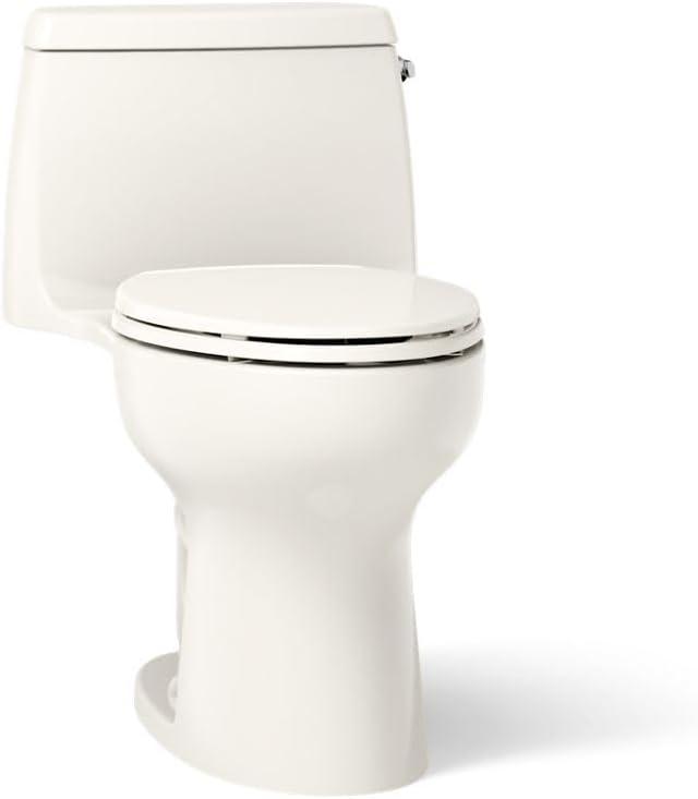 Santa Rosa Comfort Height One-Piece Compact Elongated 1.28 Gpf Toilet With Revolution 360 Swirl Flushing Technology