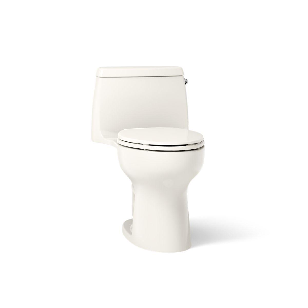 Santa Rosa Comfort Height One-Piece Compact Elongated 1.28 Gpf Toilet With Revolution 360 Swirl Flushing Technology