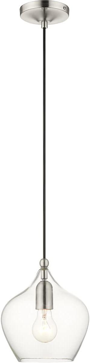 Livex Lighting Pendants 1 - Light Pendant in  Brushed Nickel