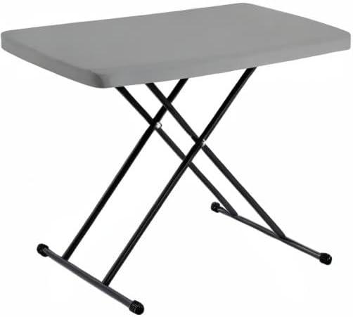 IndestrucTableTOO 30'' Rectangular Adjustable Folding Table