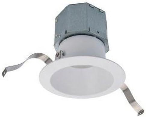 White Aluminum 5-Inch LED Recessed Lighting Kit with Frosted Acrylic Diffuser