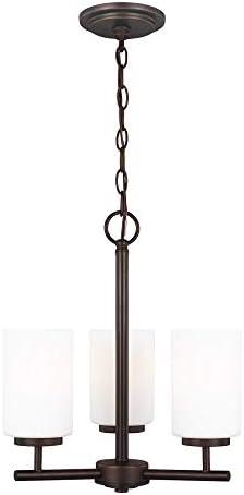 Oslo 26" Black Steel Chandelier with Opal Glass Shades