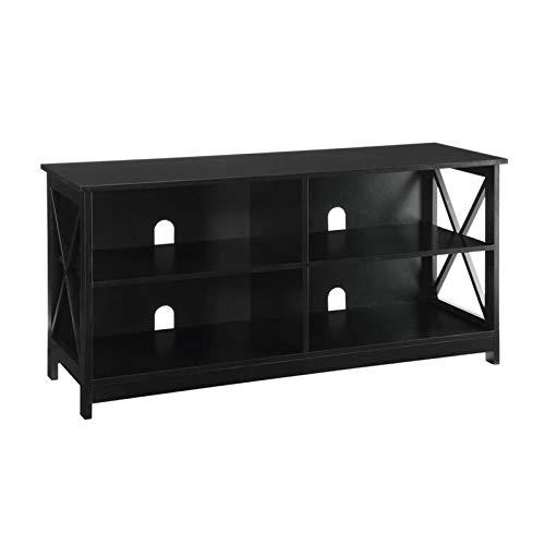 Convenience Concepts Oxford 55 inch TV Stand with Shelves, Black