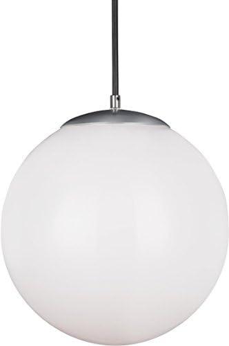 Eco-Friendly Satin Aluminum Globe Pendant with White Glass Diffuser