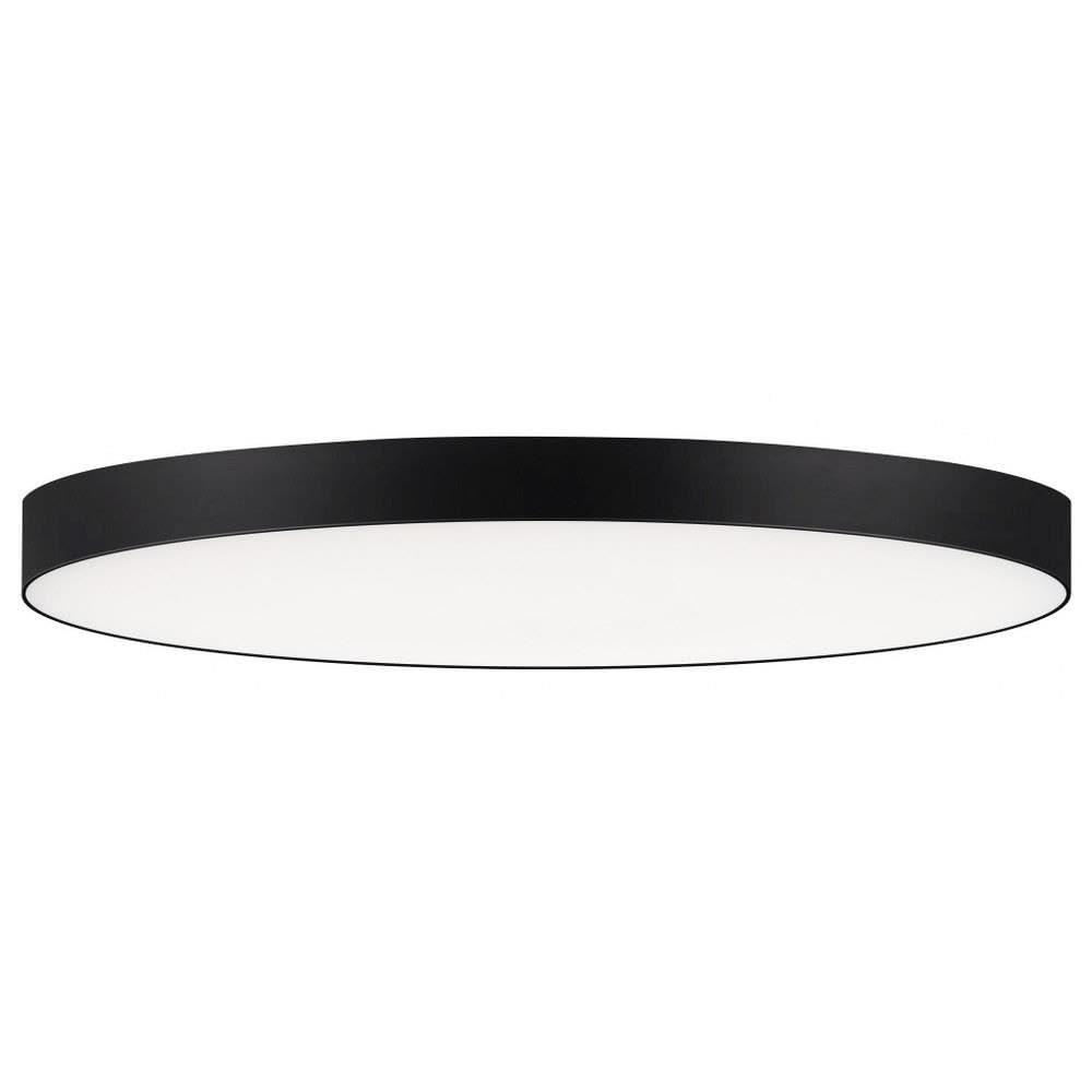 57670WTBK-Maxim Lighting-Trim - 16 Inch 25W 1 LED Round Flush Mount-Black Finish