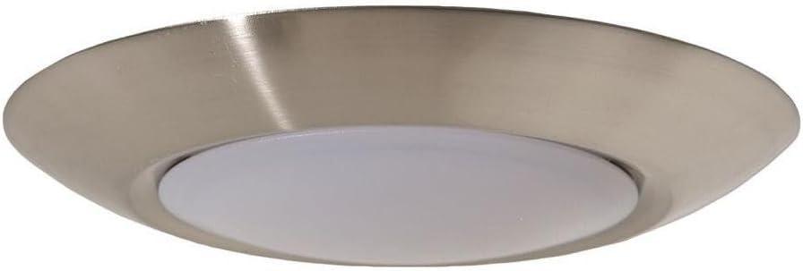 Craftmade X9006-Led Led Flushmount 6" Wide Led Flush Mount Ceiling Fixture - Nickel