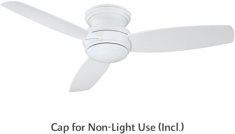 Minka Aire 52" Concept 3 - Blade Outdoor LED Propeller Ceiling Fan with Wall Control and Light Kit Included
