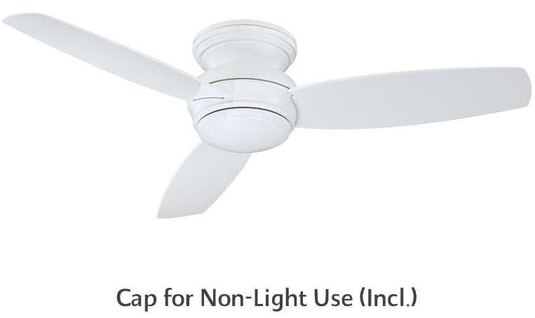 Minka Aire 52" Concept 3 - Blade Outdoor LED Propeller Ceiling Fan with Wall Control and Light Kit Included
