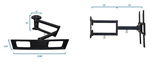 Mount-it Tilt/Swivel/Articulating/Extending Arm Wall Mount 32"-55" Screens