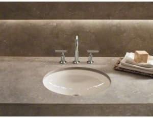 Canvas® Metal Oval Undermount Bathroom Sink with Overflow