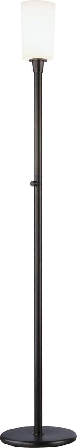 Robert Abbey Nina 70.5'' Deep Patina Bronze Torchiere Floor Lamp