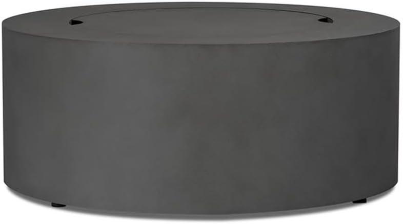 Aegean 36" Round Steel Propane or Natural Gas Fire Pit Table by Real Flame