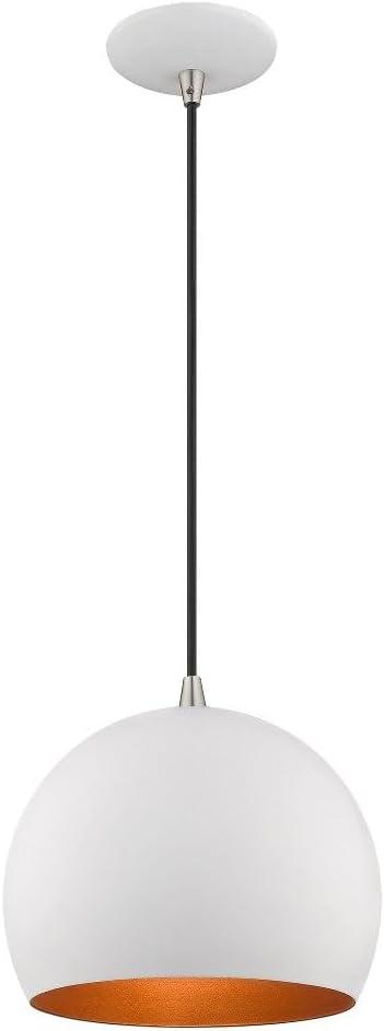 Schultz Single Light Metal Dimmable Pendant